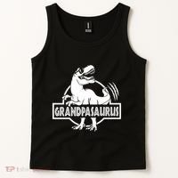 Grandpasaurus Grandfather Grandpa Pop Pop Trex Dinosaur Sweat Tank Top thumb 2