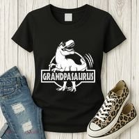 Grandpasaurus Grandfather Grandpa Pop Pop Trex Dinosaur Sweat Women's T-Shirt thumb 3