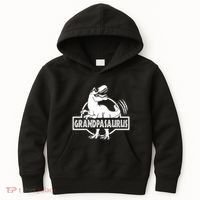 Grandpasaurus Grandfather Grandpa Pop Pop Trex Dinosaur Sweat Kids Hoodie thumb 0