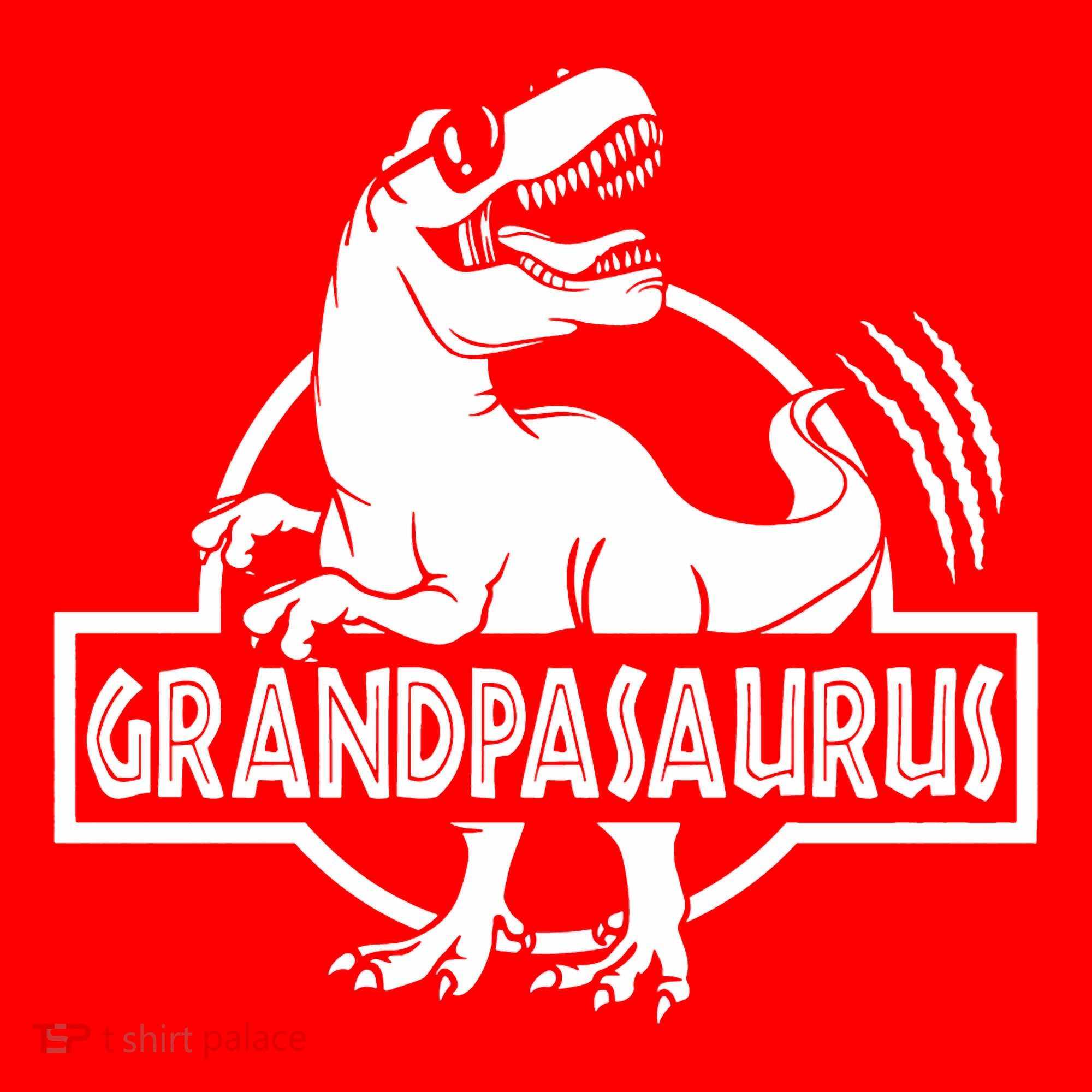 Grandpasaurus Grandfather Grandpa Pop Pop Trex Dinosaur Sweat Santa Hat