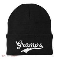 Gramps Grandpa Grandad Fathers Day Gift Baseball Style Pops Beanie thumb 0