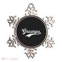Gramps Grandpa Grandad Fathers Day Gift Baseball Style Pops Ornament thumb 0