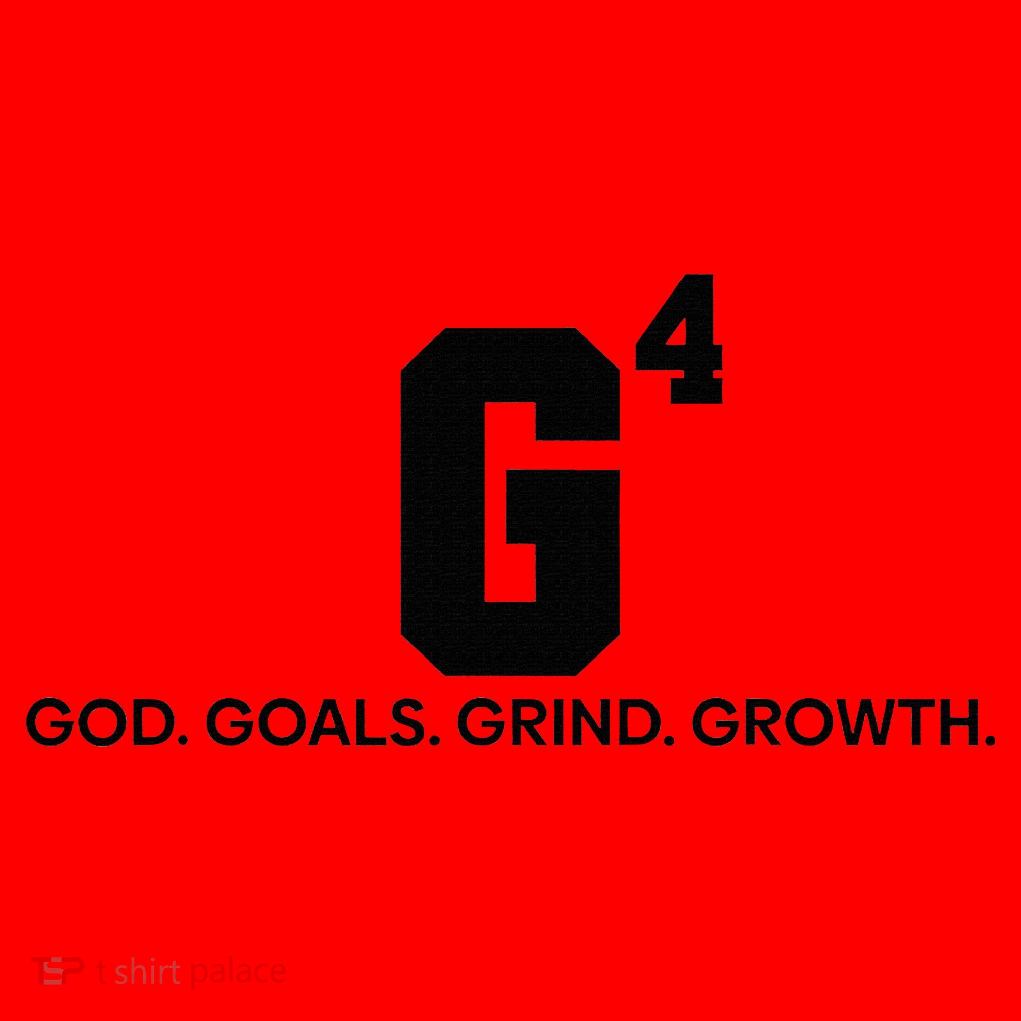 G4 God Goals Grind Growth Funny Christian Santa Hat
