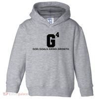 G4 God Goals Grind Growth Funny Christian Toddler Hoodie thumb 0