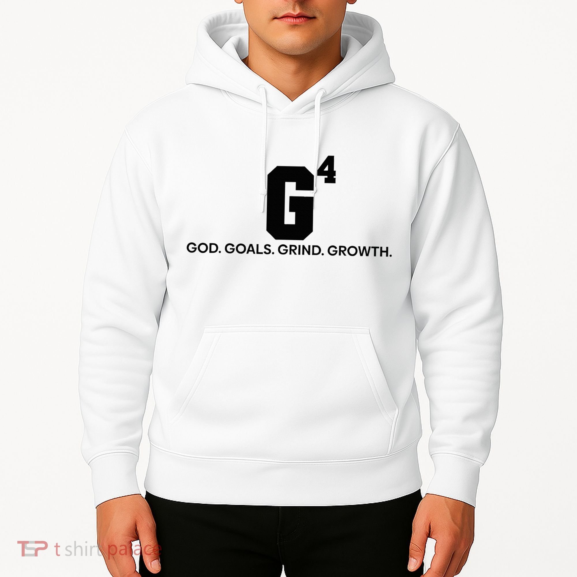 G4 God Goals Grind Growth Funny Christian Hoodie