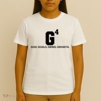G4 God Goals Grind Growth Funny Christian T-Shirt thumb 4