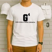 G4 God Goals Grind Growth Funny Christian T-Shirt thumb 6