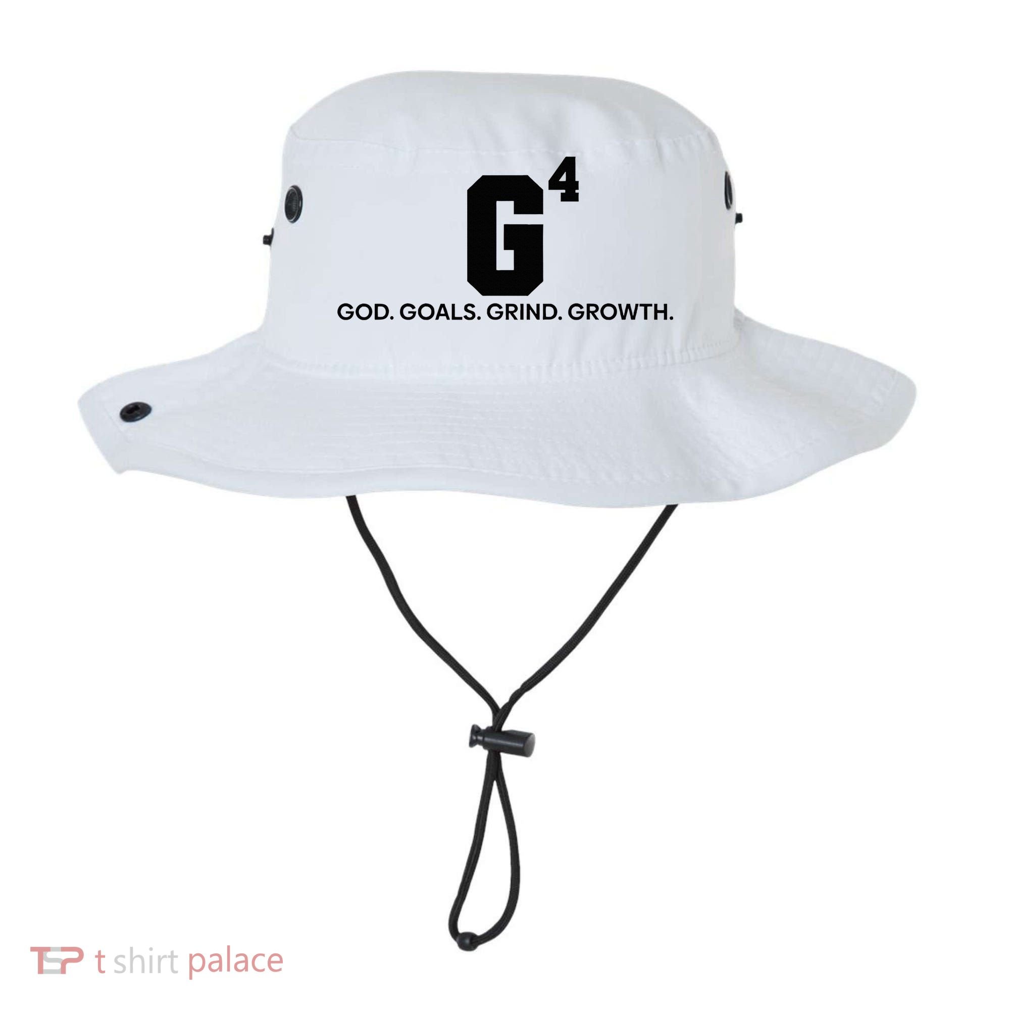 G4 God Goals Grind Growth Funny Christian Bucket Hat