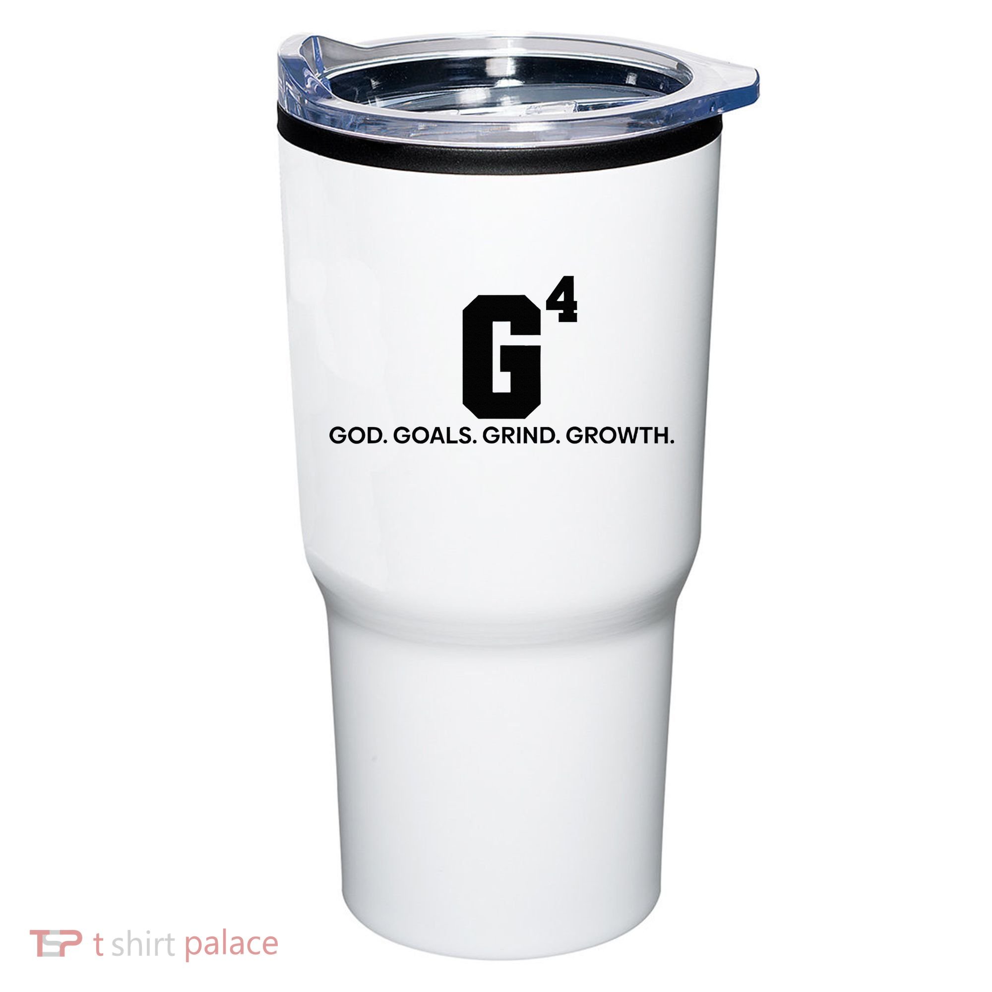 G4 God Goals Grind Growth Funny Christian Tumbler