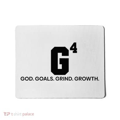 G4 God Goals Grind Growth Funny Christian Mousepad