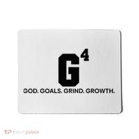 G4 God Goals Grind Growth Funny Christian Mousepad thumb 0