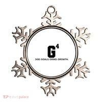 G4 God Goals Grind Growth Funny Christian Ornament thumb 0