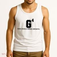G4 God Goals Grind Growth Funny Christian Tank Top thumb 3
