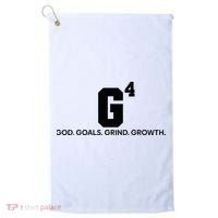 G4 God Goals Grind Growth Funny Christian Golf Towel thumb 0