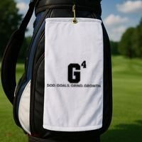 G4 God Goals Grind Growth Funny Christian Golf Towel thumb 2