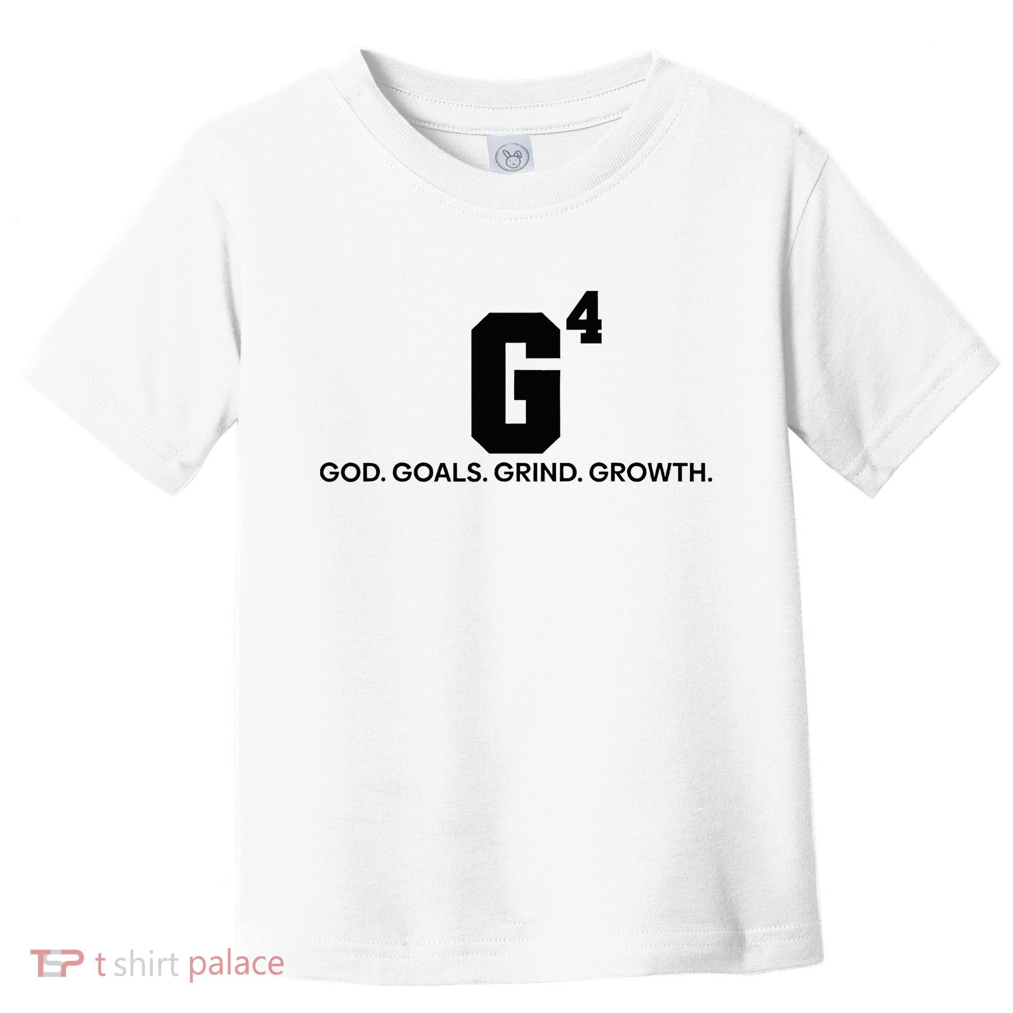 G4 God Goals Grind Growth Funny Christian Toddler T-Shirt