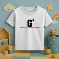 G4 God Goals Grind Growth Funny Christian Toddler T-Shirt thumb 3