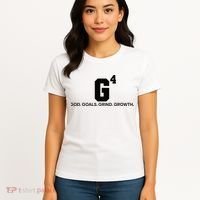 G4 God Goals Grind Growth Funny Christian Women's T-Shirt thumb 4