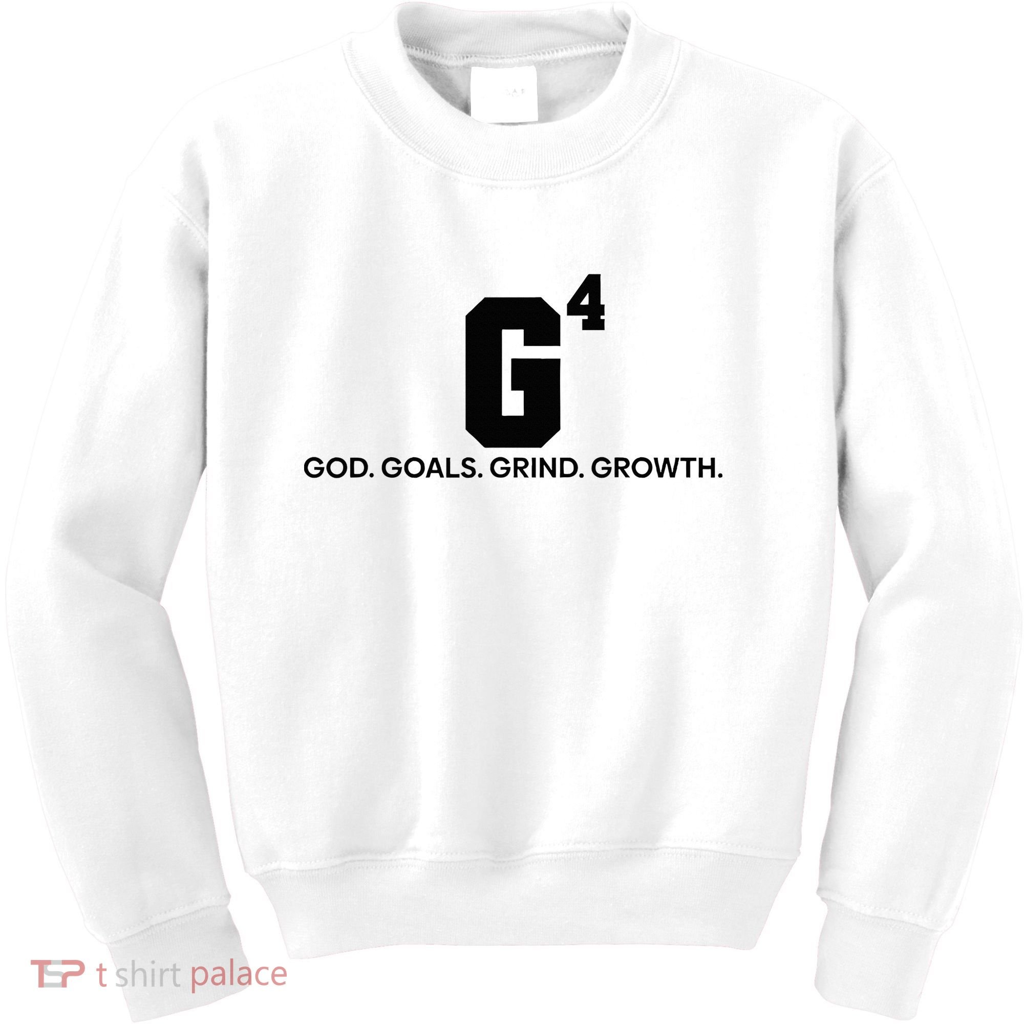 G4 God Goals Grind Growth Funny Christian Kids Sweatshirt