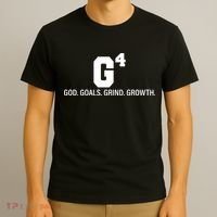 God Goals Grind Growth T-Shirt thumb 3