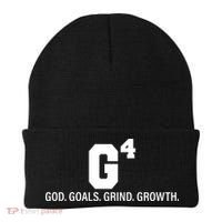 God Goals Grind Growth Beanie thumb 0