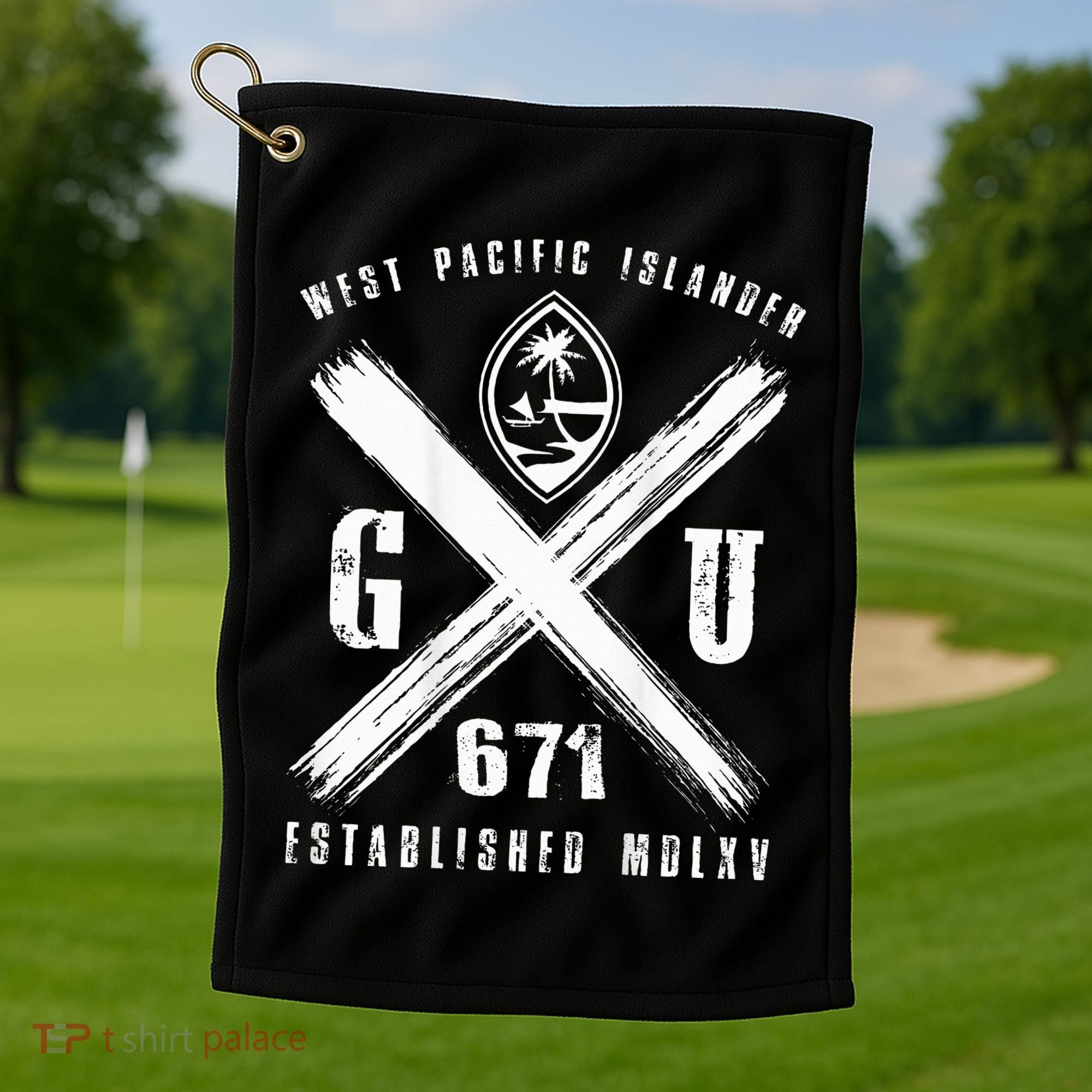 Gu Guam Golf Towel