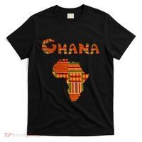 Ghana  Ghana  Ghana Africa Map Kente T-Shirt thumb 0