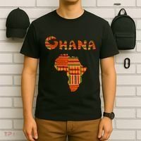 Ghana  Ghana  Ghana Africa Map Kente T-Shirt thumb 6