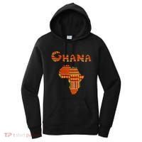Ghana  Ghana  Ghana Africa Map Kente Women's Hoodie thumb 0