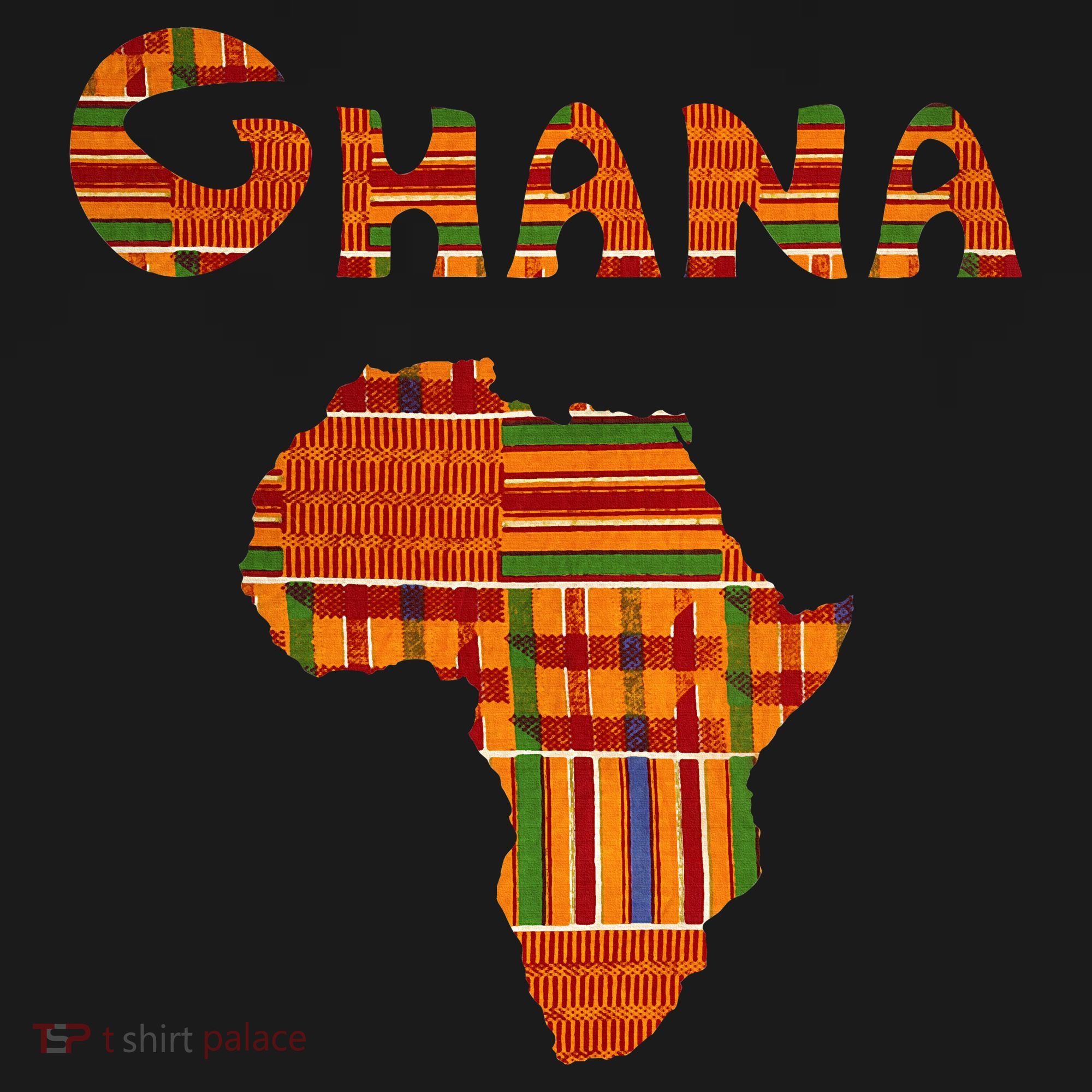 Ghana  Ghana  Ghana Africa Map Kente Women's Tank Top