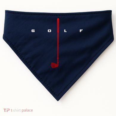 Golfer Golf Gift USA-Made Doggie Bandana