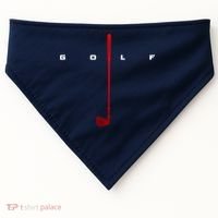 Golfer Golf Gift USA-Made Doggie Bandana thumb 0