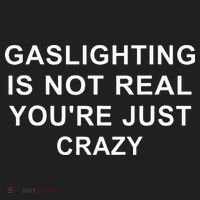 Gaslight Gaslighting Gatekeep Is Not Real You Are Crazy 7 Panel Mesh Trucker Snapback Hat thumb 2