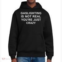 Gaslight Gaslighting Gatekeep Is Not Real You Are Crazy District V.I.T. Heavyweight Hoodie thumb 0