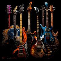 Guitars guitarists gift Ornament thumb 1