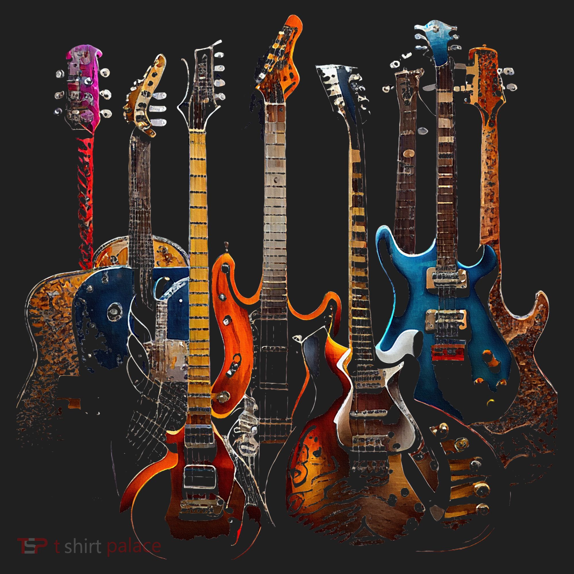 Guitars guitarists gift Hat