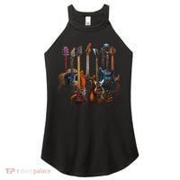 Guitars guitarists gift Women's Perfect Tri Rocker Tank thumb 0