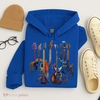 Guitars guitarists gift Hoodie thumb 4