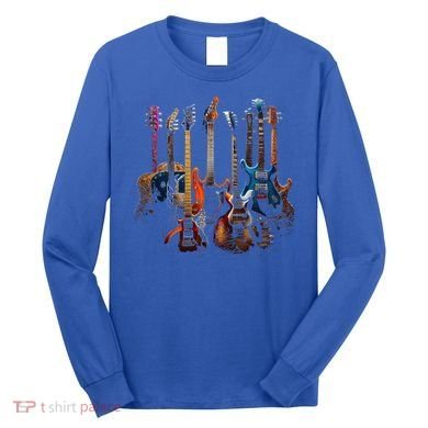 Guitars guitarists gift Long Sleeve Shirt