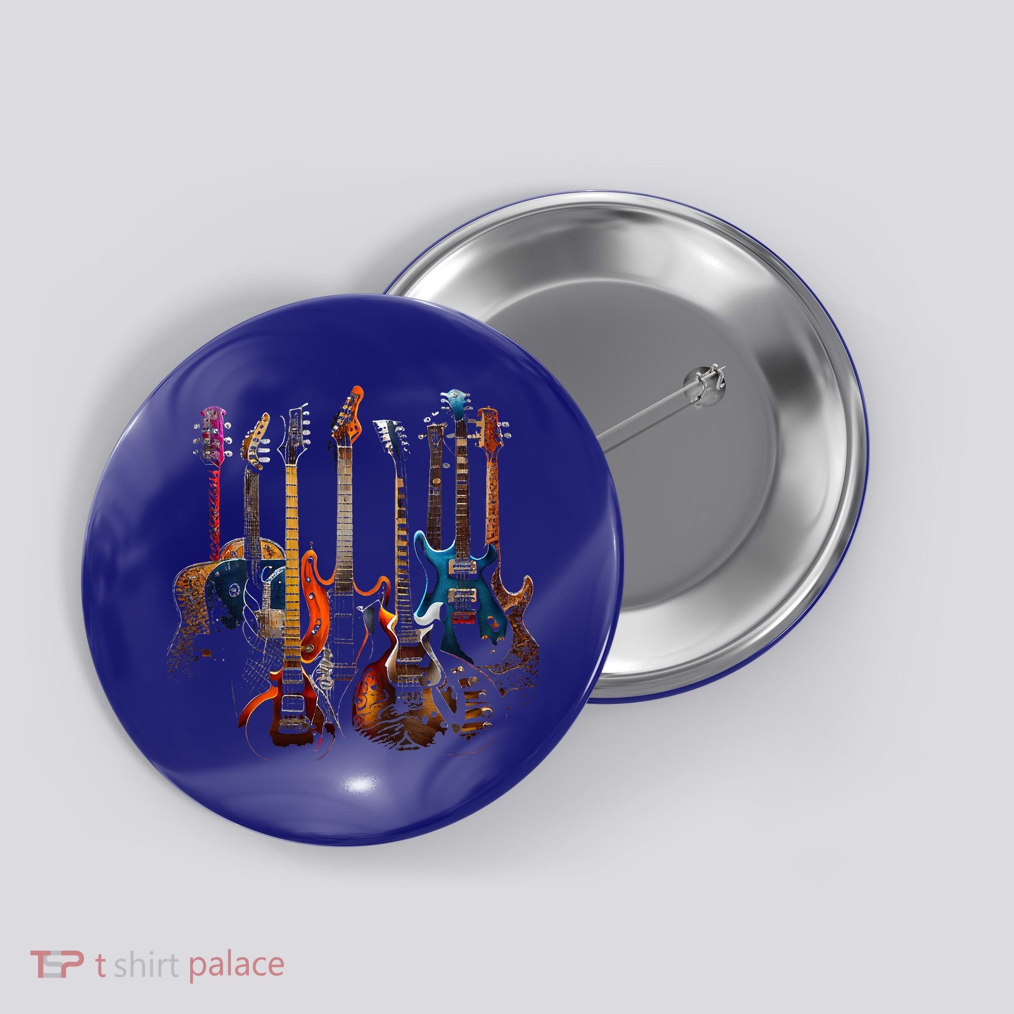 Guitars guitarists gift Button