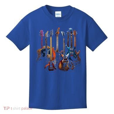 Guitars guitarists gift Kids T-Shirt