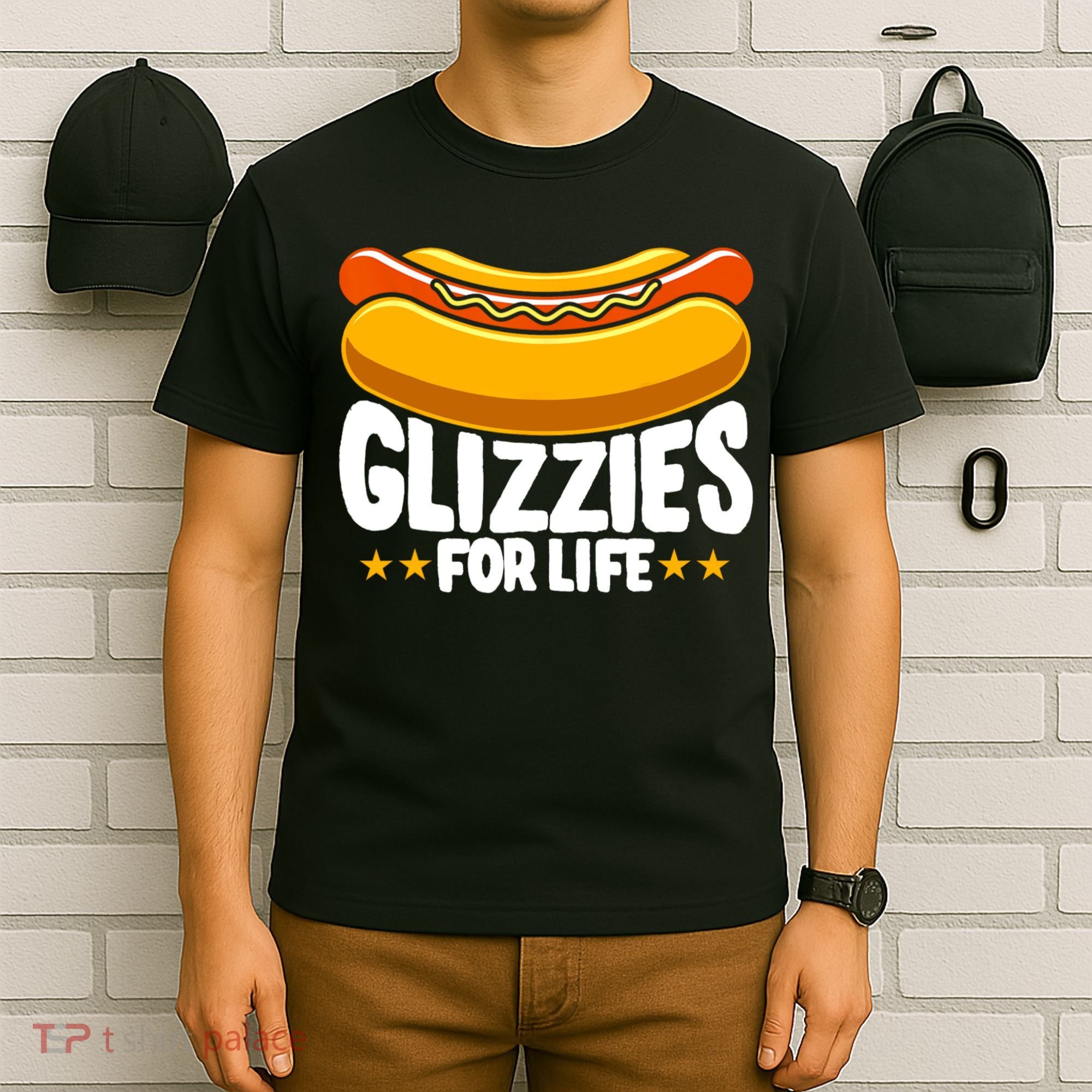 Glizzy Gobbler Glizzies For Life Hot Dog T-Shirt