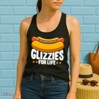 Glizzy Gobbler Glizzies For Life Hot Dog Women's Tank Top thumb 2