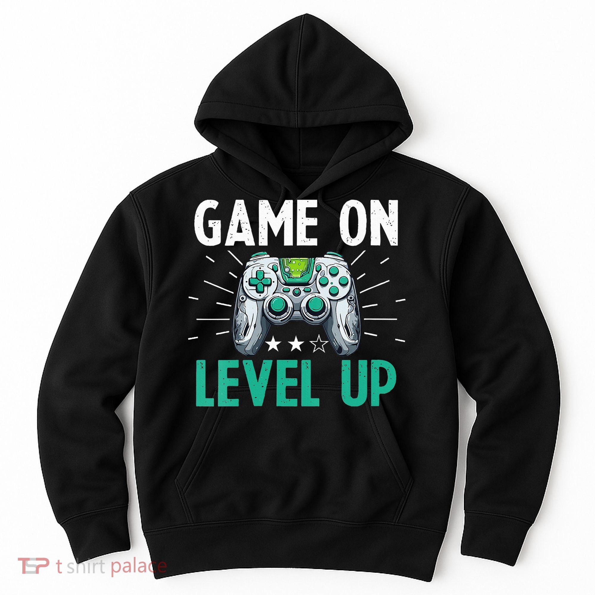 Gamer Gaming Game On Level Up VNeck Hoodie