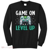 Gamer Gaming Game On Level Up VNeck Sweatshirt thumb 0