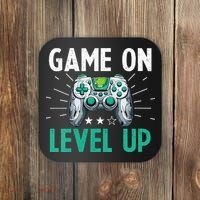 Gamer Gaming Game On Level Up VNeck Coaster thumb 0