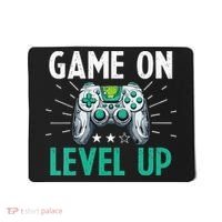 Gamer Gaming Game On Level Up VNeck Mousepad thumb 0