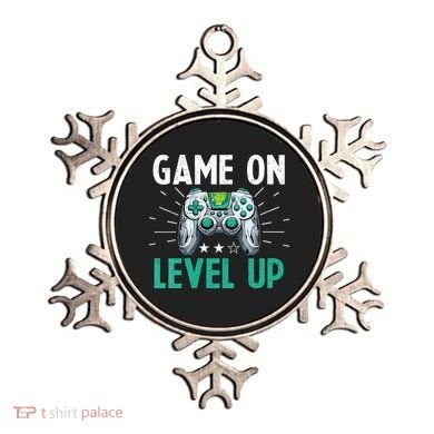 Gamer Gaming Game On Level Up VNeck Ornament