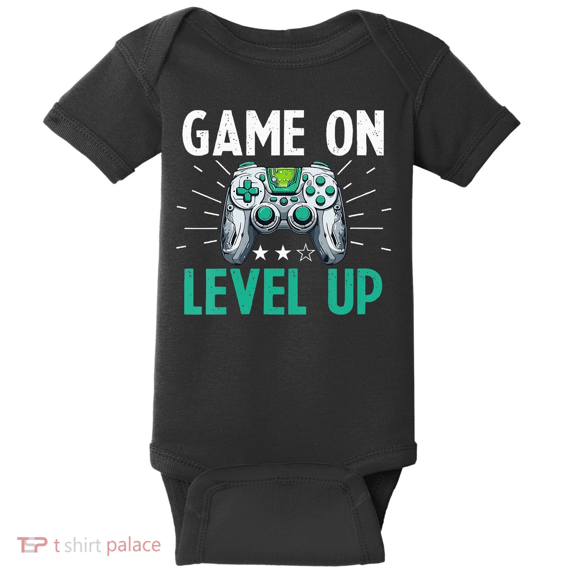 Gamer Gaming Game On Level Up VNeck Baby Bodysuit