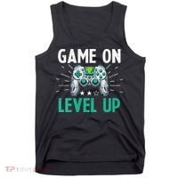 Gamer Gaming Game On Level Up VNeck Tank Top thumb 0